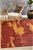 Extra Large Paprika Red Abstract Jacquard Woven Rug - 400X300cm