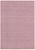 Large Pink Handmade Cotton & Jute Diamond Rug - 280X190cm