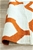 Large Orange Handmade Wool Trellis Flatwoven Runner Rug - 400X80cm