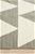 Large Grey Handmade Wool Arrows Flatwoven Rug - 280X190cm