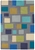 Blocks Lapis Med Blue Handmade High Quality Wool Geometric Rug-240X170cm
