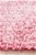 XS Pink Handmade Silky Finish Shag Rug - 80X50cm