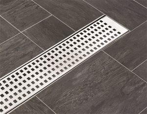 900mm Shower SS Grate Drain w/Centre out