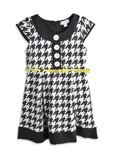 Pumpkin Patch Girl's Houndstooth Ponti S
