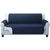 Artiss Sofa Cover Quilted Couch Lounge Protector Slip3 Seater Navy