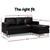 Artiss Sofa Lounge Set Couch Futon Corner Chaise Leather 3 Seater Suite