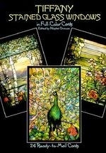 Tiffany Stained Glass Windows: 24 Cards