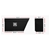 Giantz Black Under Tray Tool Box Pair Set Steel Toolbox Trailer Underbody