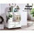 Artiss Chest of Drawers Mirrored Tallboy 5 Drawers Dresser Table Cabinet