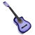 Karrera 38in Cutaway Acoustic Guitar with guitar bag - Purple