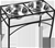 Dual Elevated Raised Pet Dog Puppy Feeder Bowl Stainless Steel Food Stand