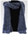 Niclaire Navy Blue Woven Woolly Scarf
