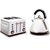 Morphy Richards White Accents Rose Gold Kettle & 4 Slice Toaster