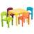 Delsun Kids Table & 4 Chairs Plastic Set