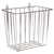 6 x MAINONE Bathroom Chrome Storage Wire Baskets, 14.0 (D) x 21.0 (W) x 19.