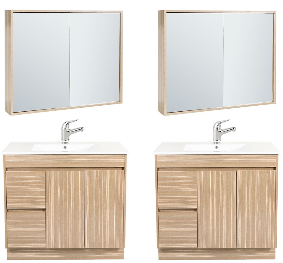 2 Pack Premium 900mm Bathroom Vanity Package With Mirror Basin Mixer Auction 0001 2182325 Grays Australia 2 Pack Premium 900mm Bathroom Vanity Package With Mirror Basin Mixer Auction 0001 2182325 Grays Australia