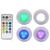 2pk Remote Control Puck Lights with COB LED Technology