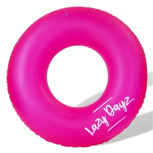 Pool Float Inflatable Swim Ring Teal/Pin