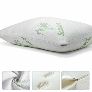 Memory Foam Twin Pack Pillow with Bamboo