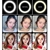 20cm LED Selfie Ring Light with Stand and Phone Holder Circle Lightning