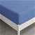 Dreamaker Cotton Sateen 300TC Sheet Set Costal Blue King Bed