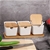 Sherwood Home Ceramic Bamboo Spice and Seasoning Jar Set - 32x9.5x10cm