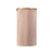 Sherwood Home Tall Round Linen and Bamboo Laundry Hamper - 38x38x67cm