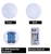 2pk Remote Controlled Color Changing Puck Light Wireless Home Cabinet