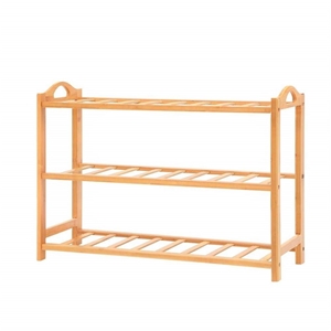 3 Tiers Layers Bamboo Shoe Rack Home Org