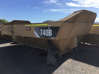 A qt of 2 Caterpillar 740B Dump Truck Tipper Body