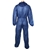 25 x Disposable Protective Coveralls, Size M, Navy, Polypropylene 300gsm wi