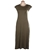 STUDIO.W Women`s Cap Sleeve Midi Dress. Size S, Colour: Olive. (SN:50433946