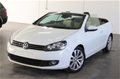 Unreserved 2015 Volkswagen Golf 118TSI A6 Auto Convertible