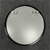 900x900x40mm Black Aluminum Framed Round Bathroom Wall Mirror with Brackets