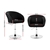 Artiss Bar Stools Accent Chairs Bar Stool Swivel Gas Lift Leather Black