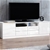 Artiss 180cm TV Cabinet Stand Gloss Furniture 4 Storage Drawers White