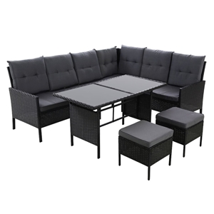 Outdoor Sofa Set Patio Furniture Lounge 