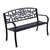 Gardeon Garden Bench Seat Chair Steel Outdoor Patio Park Lounge Furniture