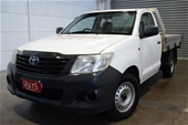 2011 Toyota Hilux Workmate TGN16R Automatic Cab Chassis