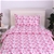 Dreamaker Printed Quilt Cover Set Essential Roses - Single Bed