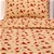 Dreamaker Printed Quilt Cover Set Tan Red Bird - Single Bed