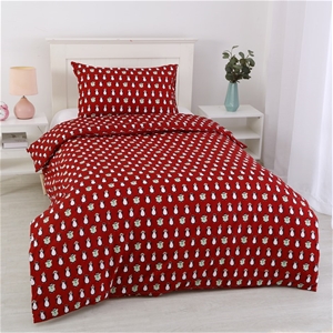 Dreamaker Printed Quilt Cover Set Red Pe