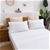Dreamaker cotton Jersey fitted sheet Single Bed White