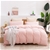 Dreamaker cotton Jersey Quilt Cover Set King Single Bed Pink