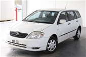 Unreserved 2002 Toyota Corolla Ascent ZZE123R