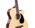 Acoustic Bass Guitar Karrera 43in with electric pickup - Natural