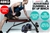 2x Powertrain 24kg Blue Adjustable Dumbbell Home Gym w/ Adidas Bench