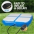 1m Air Block Inflatable Gymnastics Tumbling Mat with Pump - Blue