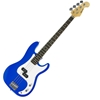 Karrera Electric Bass Guitar Pack - Blue