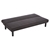 Sarantino 3 Seater M 2620 Modular Linen Sofa Bed Couch - Black